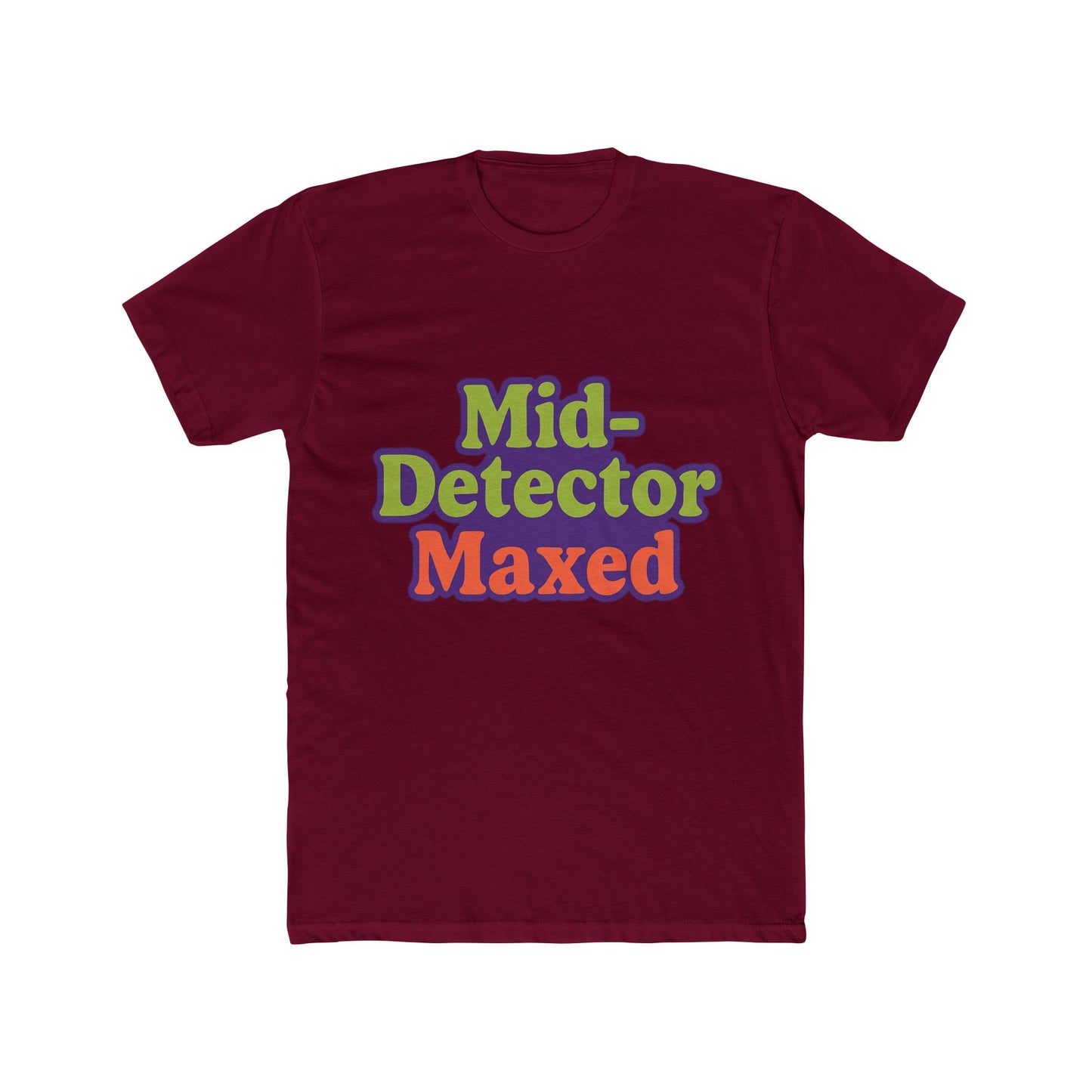 funny meme multicolor unisex t-shirt - mid-detector design, comfortable & stylish graphic tee for men & women, premium quality, casual wear