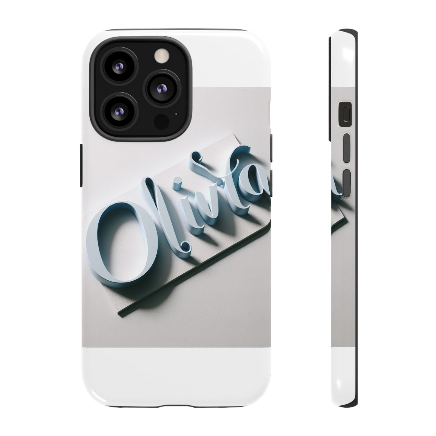 vibrant 3d blue name phone case for stylish protection – unique accessory for self-expression compatible with iphone 13, 14, 15 & 16 – all models including pro, pro max & plus
