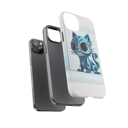 Vibrant 3D Cat Design Phone Case – Playful Protection Accessory for Self-Expression – Compatible with iPhone 13, 14, 15 & 16 – all models including Pro, Pro Max & Plus