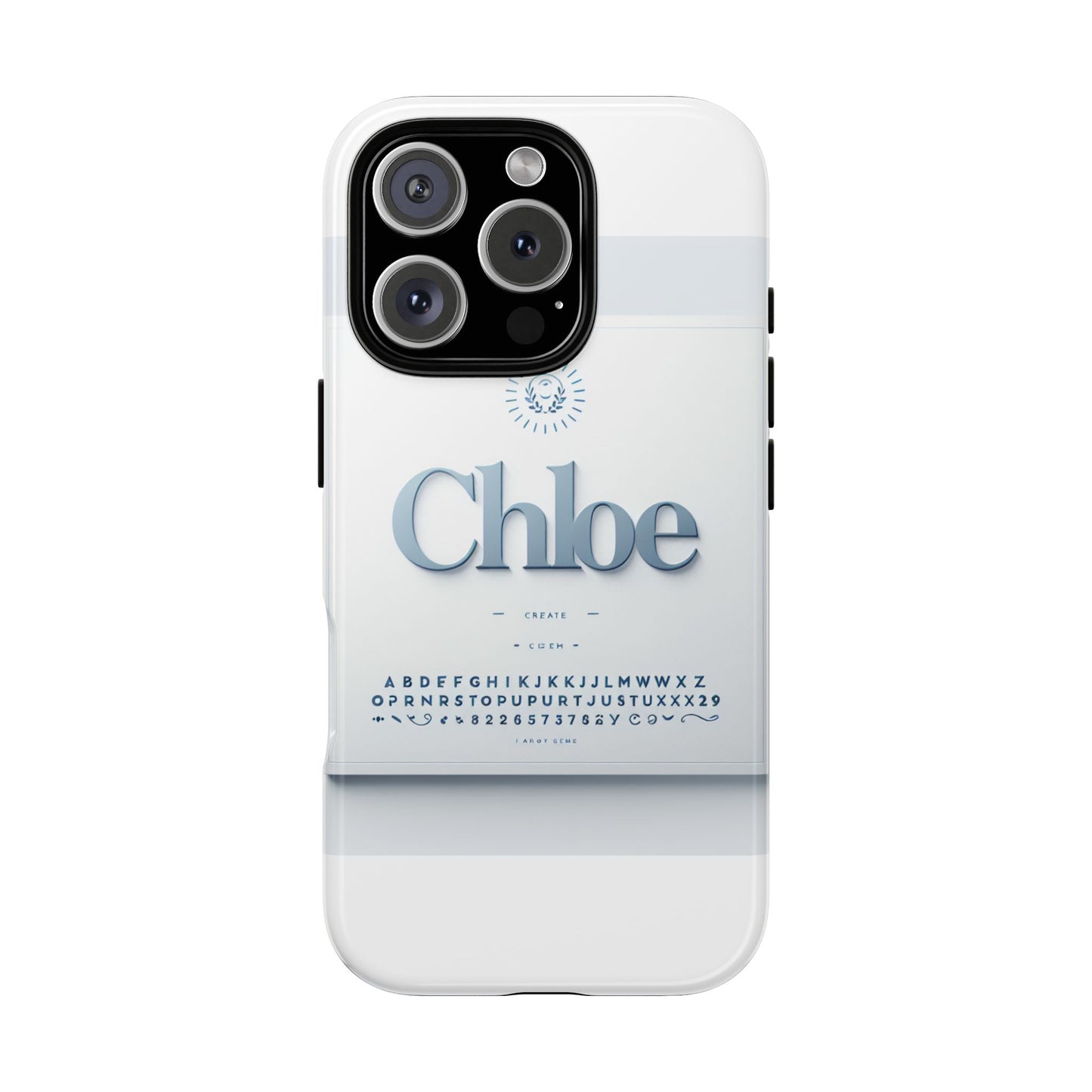 vibrant 3d protective phone case with playful blue alphabet design stylish accessory for self-expression compatible with iphone 13, 14, 15 & 16 – all models including pro, pro max & plus