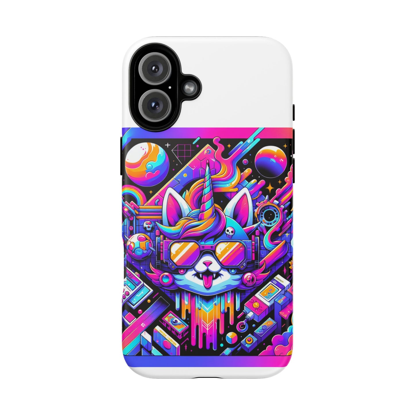 rizzed up and ready protective phone case for anime lovers