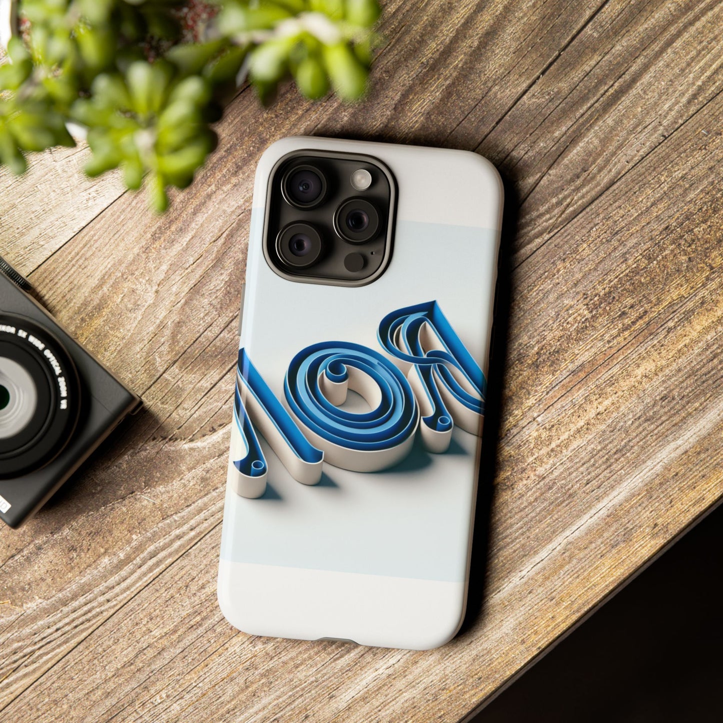 vibrant 3d wrap phone case in blue for stylish protection and self-expression compatible with iphone 13, 14, 15 & 16 – all models including pro, pro max & plus