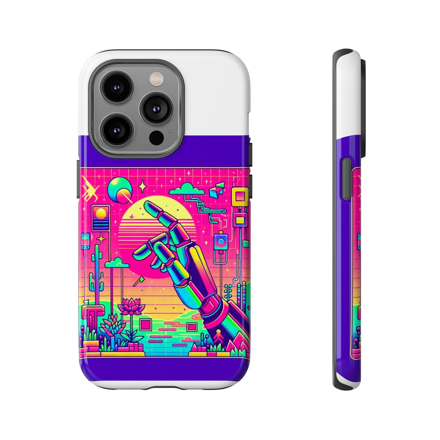 touch grass technician 3d wrap protective phone case