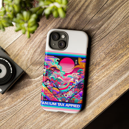 Fanum Tax Applied Protective Phone Case, 3D Wrap Design, Durable Silicone Liner, UV Protected, Shock Absorbing, Fun Anime and Comic Style, Ideal Gift for Tech Enthusiasts