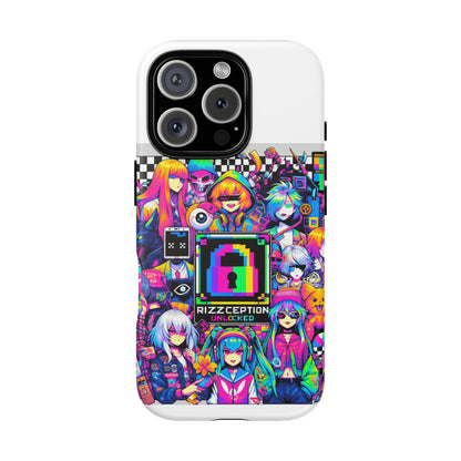 Rizzception Unlocked 3D Wrap Protective Phone Case for Anime Lovers, Durable Silicone Liner, UV Protected, Stylish Accessories for Smartphones