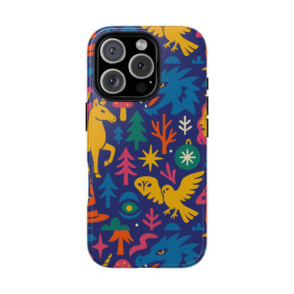 Vibrant Retro 3D Wrap Protective Phone Case with Funky Multicolour Design Stylish Accessory for Self-Expression Compatible with iPhone 13, 14, 15 & 16 – all models including Pro, Pro Max & Plus