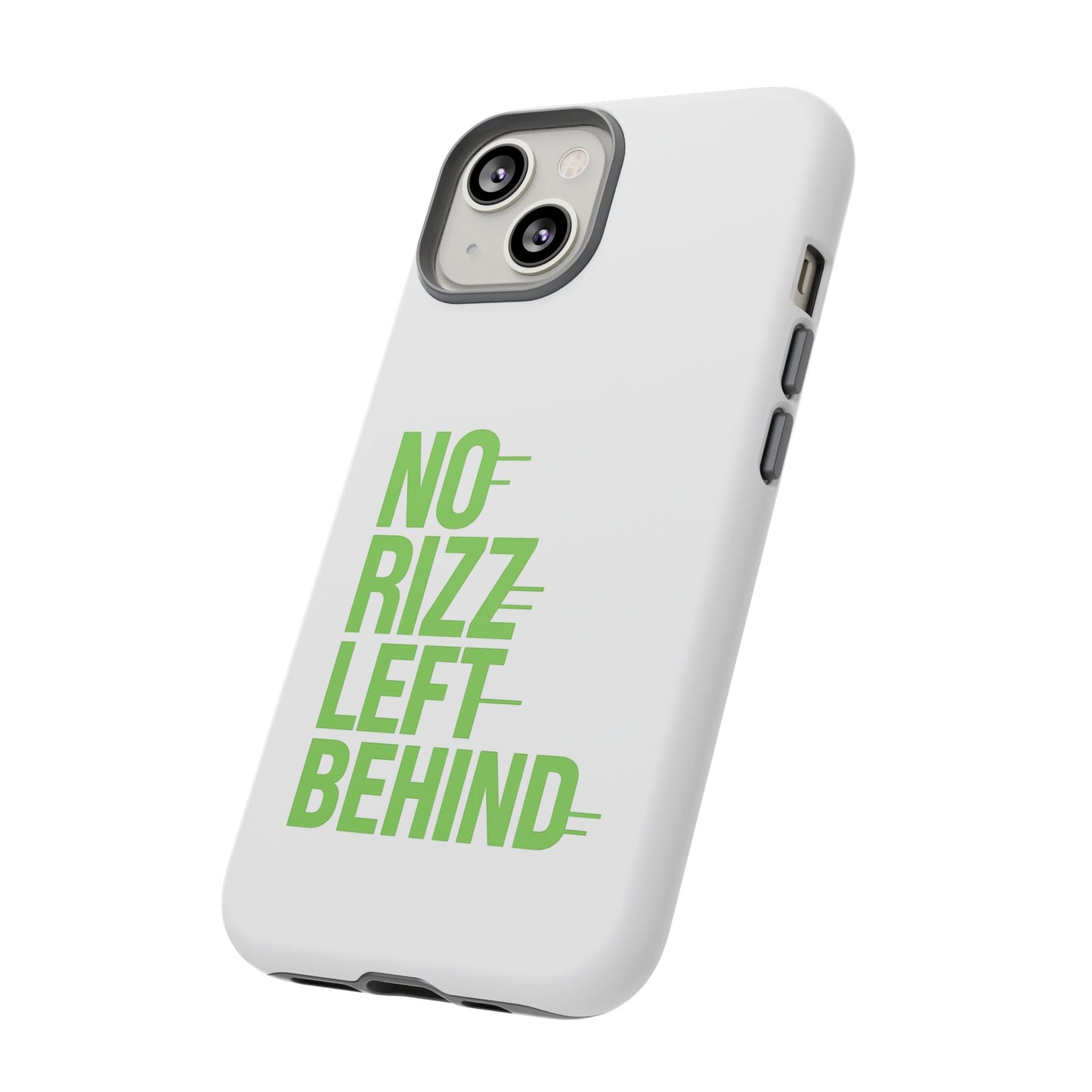 copy of tough cases - no rizz left behind phone case for ultimate protection and style, impact-resistant, dual layer, vibrant design, perfect gift for adults