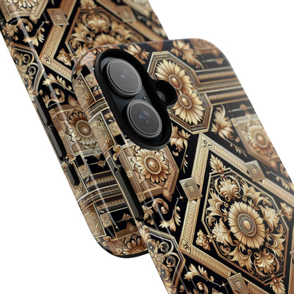 Pattern Image 1 Vibrant Shockproof Phone Case for Anime and Comic Fans, Retro Baroque Style, Durable Finish, Compatible with iPhone 13, 14, 15 & 16 – all models including Pro, Pro Max & Plus