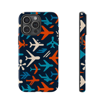 Vibrant Aviation Themed Protective Phone Case with 3D Wrap Design – Unique Style and Durable Protection – Compatible with iPhone 13, 14, 15 & 16 – All Models Including Pro, Pro Max & Plus