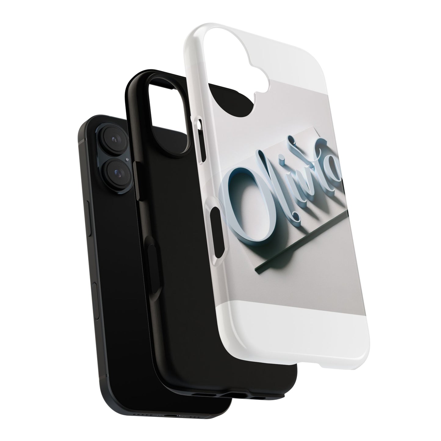 vibrant 3d blue name phone case for stylish protection – unique accessory for self-expression compatible with iphone 13, 14, 15 & 16 – all models including pro, pro max & plus