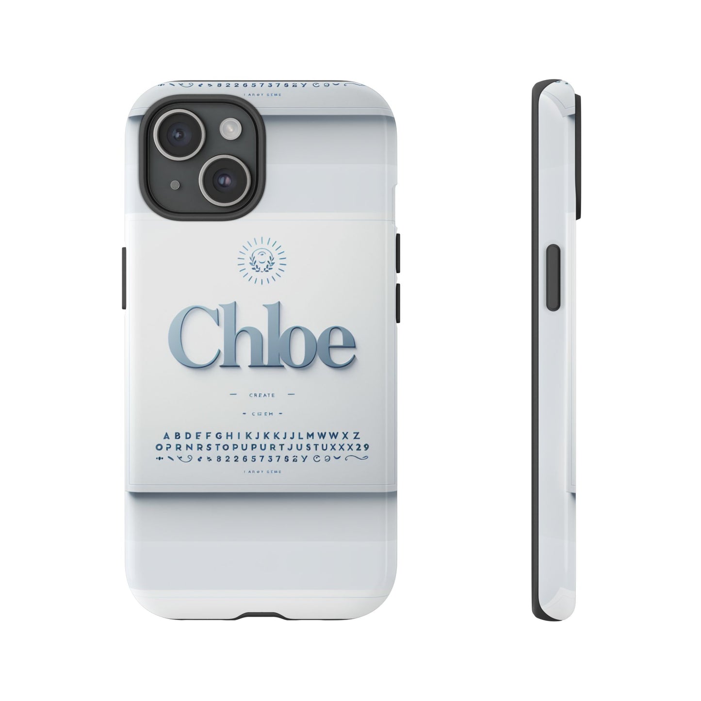 chloe blue phone case with 3d wrap design for iphone and android - shockproof protective cover with vivid anime and comic inspired artwork for style and safety