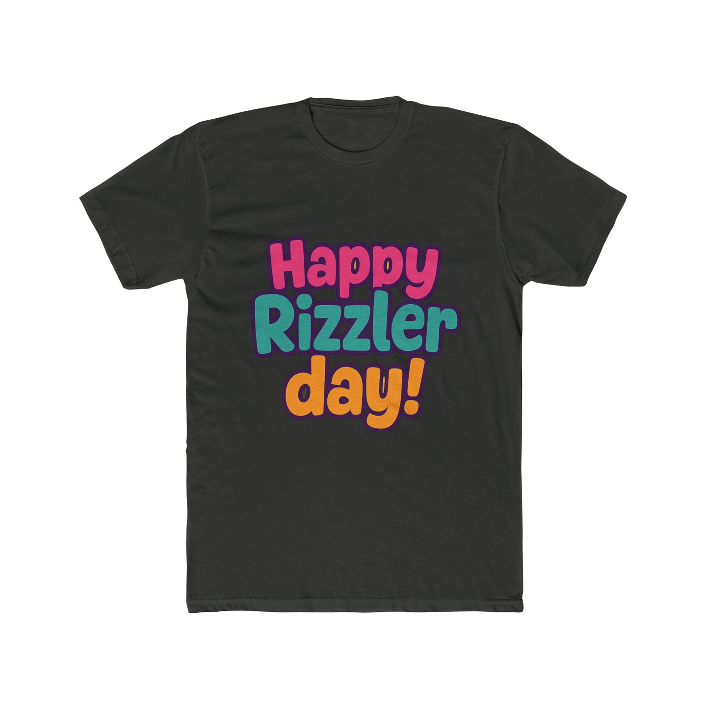 celebrate happy rizzler day with our multicolor unisex t-shirt – perfect gift for any occasion, comfortable fit