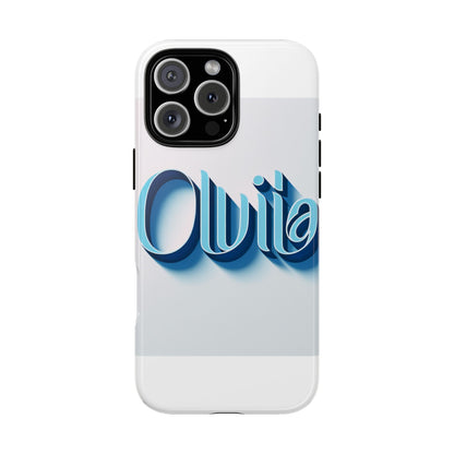 Vibrant 3D Typography Phone Case in Blue for Stylish Protection – Unique Accessory for Self-Expression Compatible with iPhone 13, 14, 15 & 16 – All Models Including Pro, Pro Max & Plus