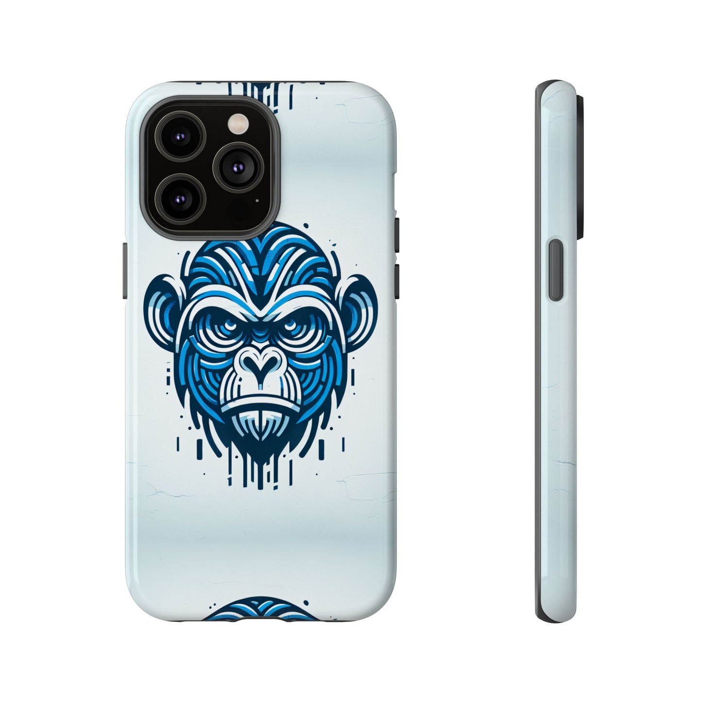 blue animal create 21 3d wrap phone case for kids and teens shockproof uv protected durable silicone cover with retro anime and comic inspired design