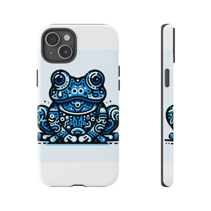 Vibrant 3D Blue Animal Print Protective Phone Case for Bold Individuals – Stylish Protection Compatible with iPhone 13, 14, 15 & 16 – All Models Including Pro, Pro Max & Plus