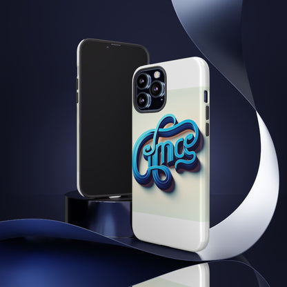 Vibrant 3D Textured Phone Case for Stylish Protection in Blue – Compatible with iPhone 13, 14, 15 & 16 – All Models Including Pro, Pro Max & Plus