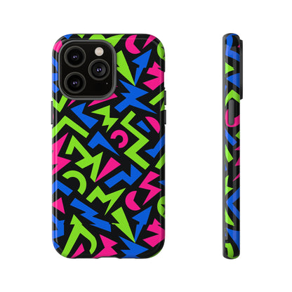 Y2K Multicolour 4 Protective Phone Case with 3D Design – Stylish Protection for Unisex Smartphones Compatible with iPhone 13, 14, 15 & 16 – All Models Including Pro, Pro Max & Plus