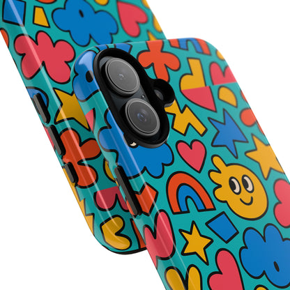 Vibrant Cartoon 3D Wrap Protective Phone Case with Fun Playful Design for Smartphone Lovers Compatible with iPhone 13, 14, 15 & 16 – All Models Including Pro, Pro Max & Plus