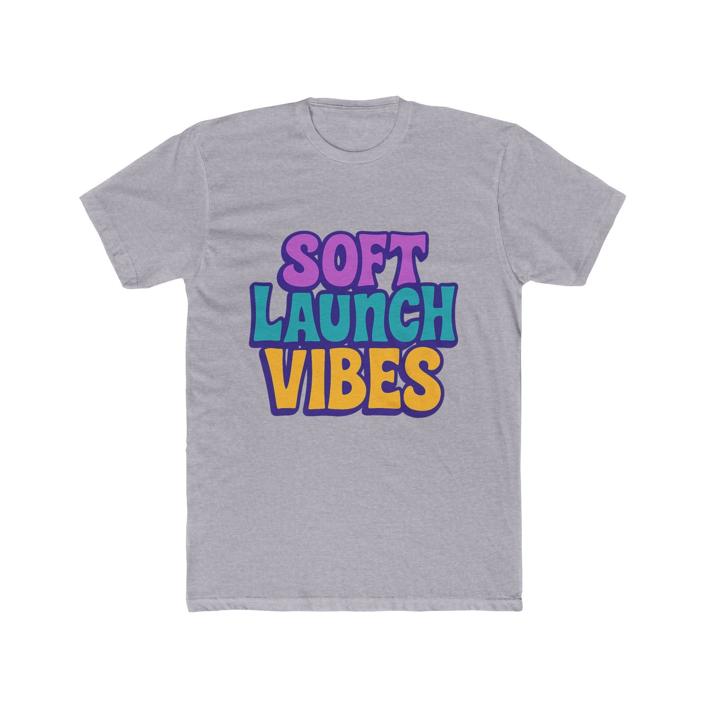 soft launch vibes unisex t-shirt - aesthetic purple tee for casual style, everyday comfort, and unique fashion statements