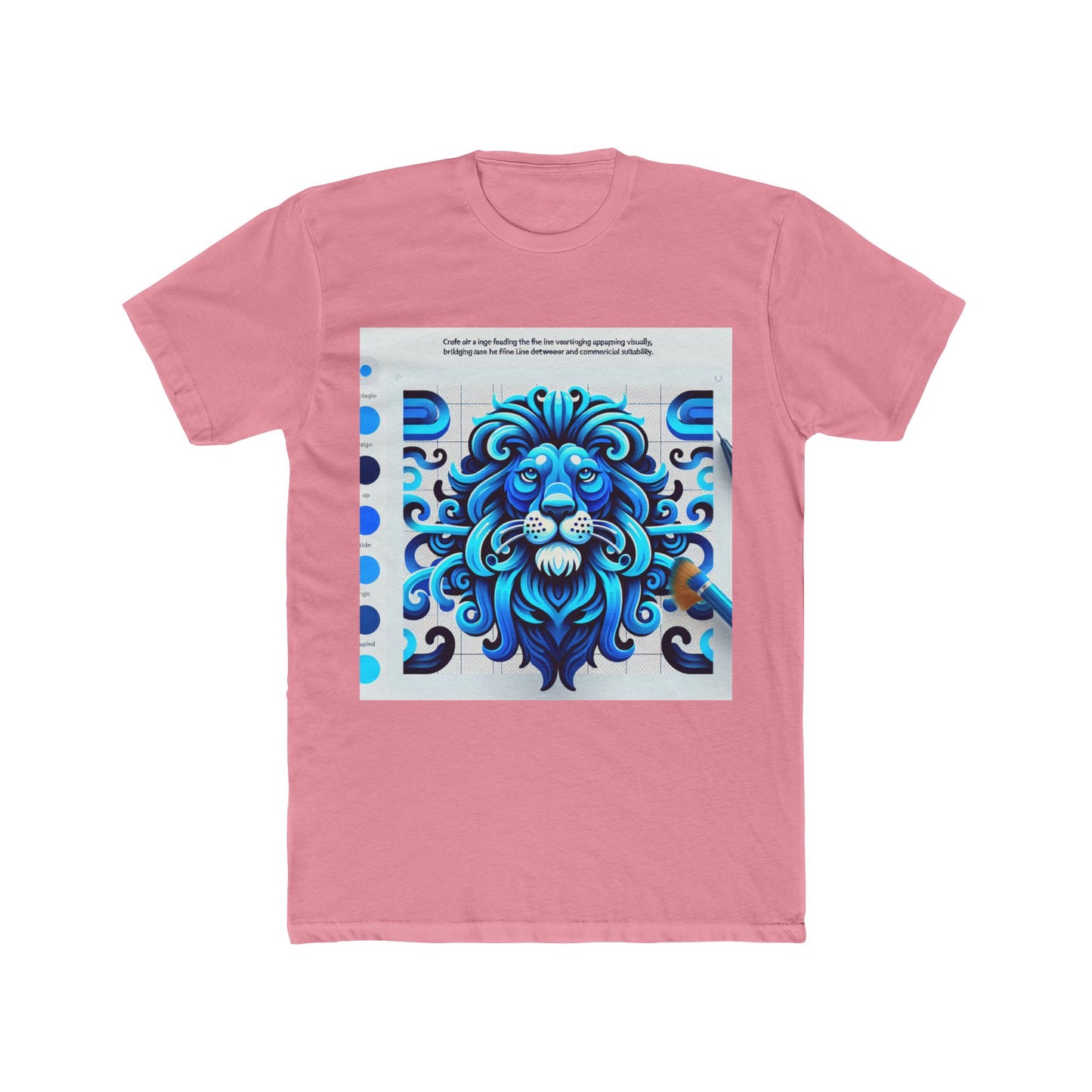 animal graphic blue unisex t-shirt - soft cotton casual wear, perfect gift for men & women