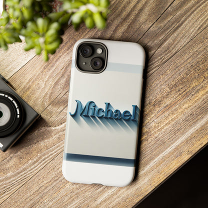 3D Textured Protective Phone Case in Blue and White, Stylish Accessory for Creative Individuals, Compatible with iPhone 13, 14, 15 & 16 – all models including Pro, Pro Max & Plus