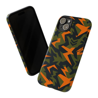 Military Camouflage 3D Wrap Protective Phone Case for Bold Expression and Unique Style Compatible with iPhone 13, 14, 15 & 16 – All Models Including Pro, Pro Max & Plus