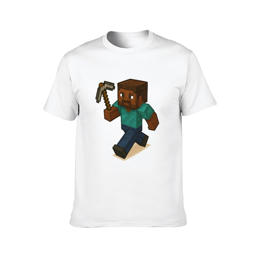 Men's 100% Cotton Short Sleeve T-Shirt with Unique Double-Sided Print, Casual Fit, Stylish and Comfortable for Fitness, Leisure, Home, Travel - Gift for Him