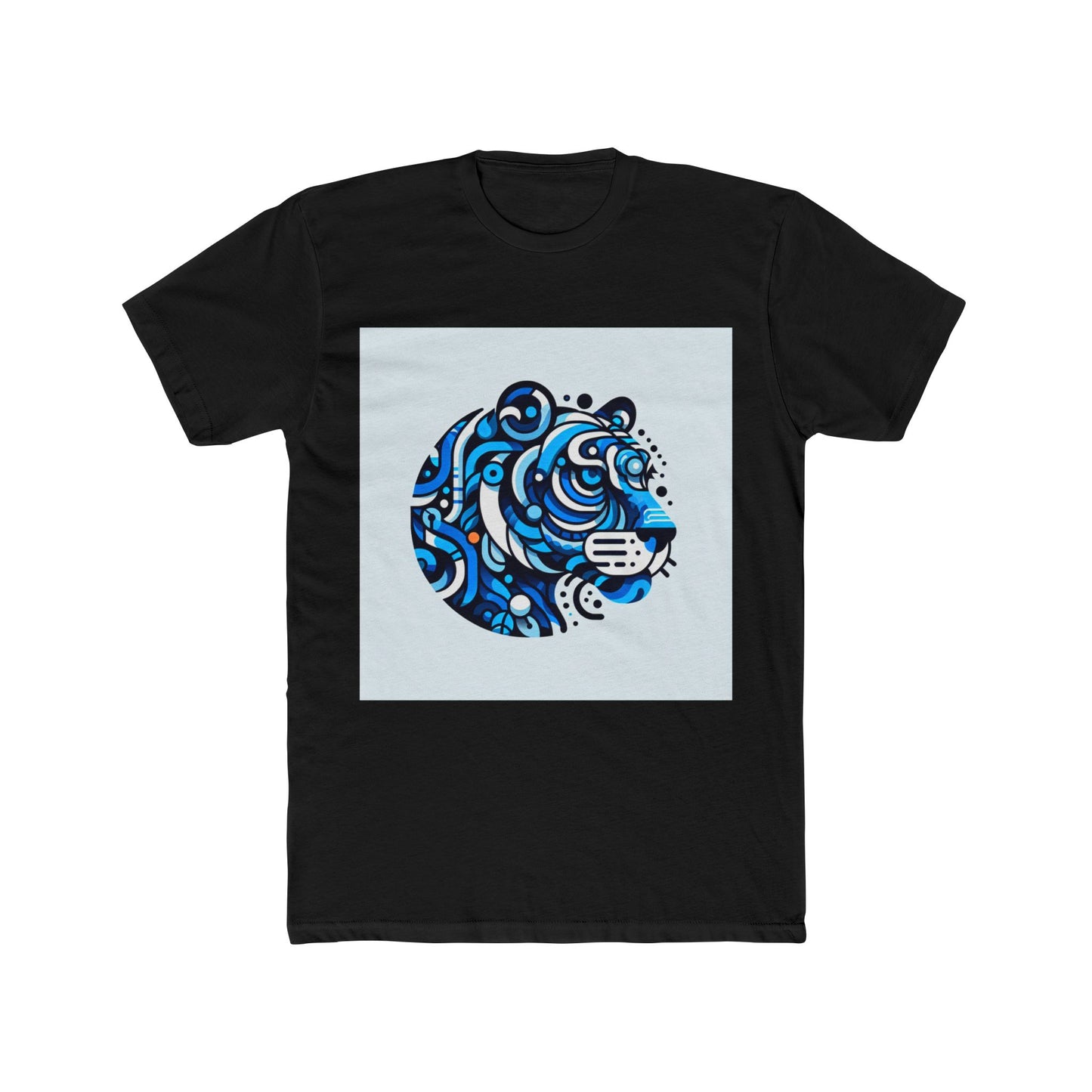 unisex t-shirt with blue animal graphic – trendy 22 design, stylish & comfortable tee for fashion-forward men & women