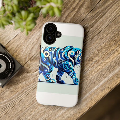 Vibrant 3D Wrap Protective Phone Case with Colourful Tiger Design Stylish Accessory for Men and Women Compatible with iPhone 13, 14, 15 & 16 – all models including Pro, Pro Max & Plus