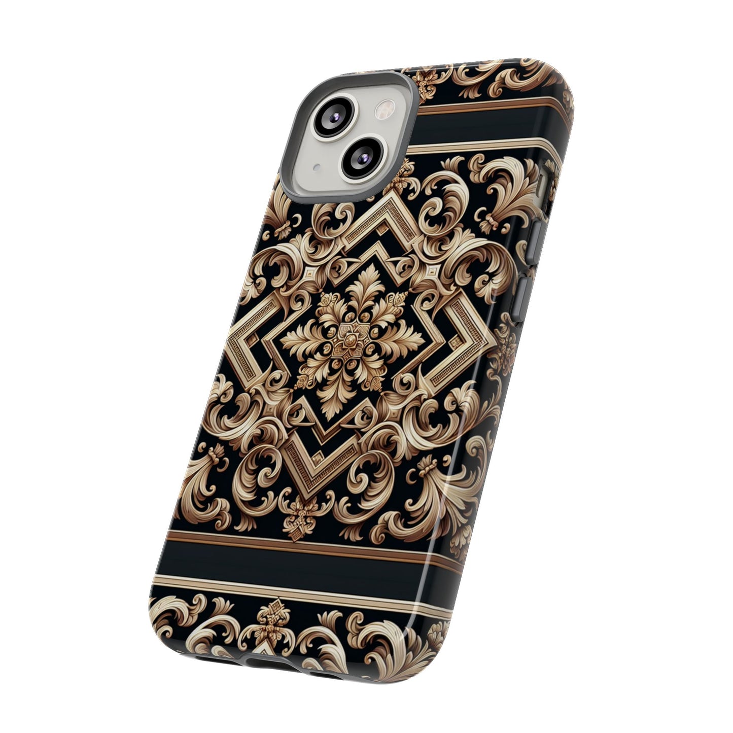 pattern image 10 vibrant 3d phone case for anime and comic fans with baroque design compatible with iphone 13, 14, 15 & 16 – all models including pro, pro max & plus