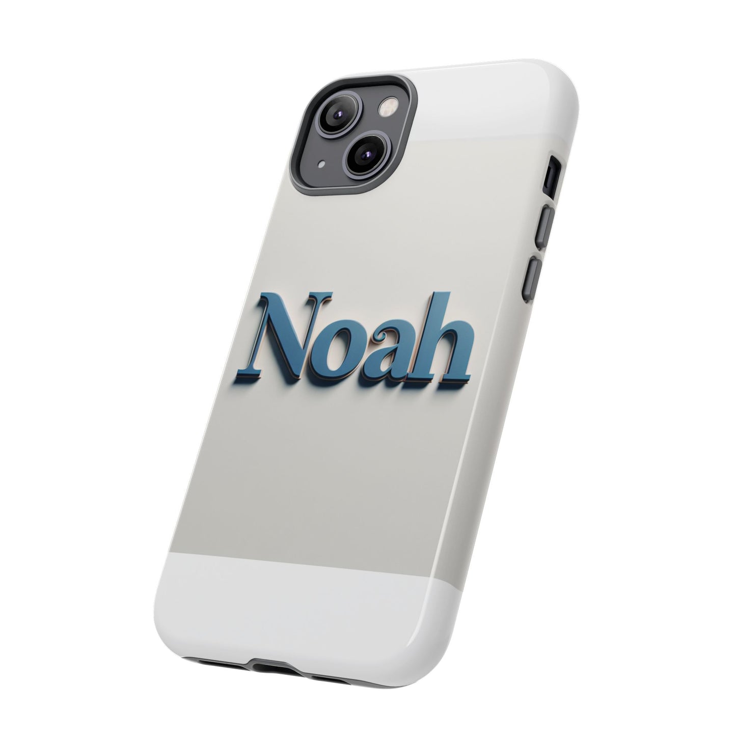 vibrant 3d name phone case in blue retro style – unique protection accessory for self-expression compatible with iphone 13, 14, 15 & 16 – all models including pro, pro max & plus