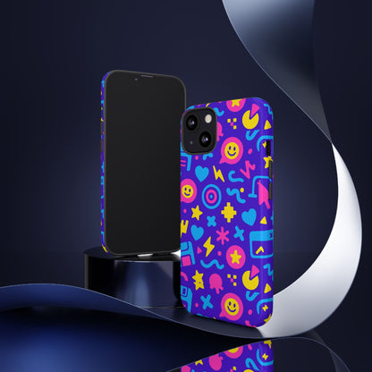 Multicolor Y2K Protective Phone Case with 3D Wrap Design – Fun and Playful Accessory Compatible with iPhone 13, 14, 15 & 16 – All Models Including Pro, Pro Max & Plus