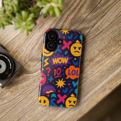 Vibrant 3D Emoji Phone Case with Fun Multicolour Design for Stylish Protection Compatible with iPhone 13, 14, 15 & 16 – All Models Including Pro, Pro Max & Plus