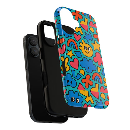 Vibrant Cartoon 3D Wrap Protective Phone Case with Fun Playful Design for Smartphone Lovers Compatible with iPhone 13, 14, 15 & 16 – All Models Including Pro, Pro Max & Plus
