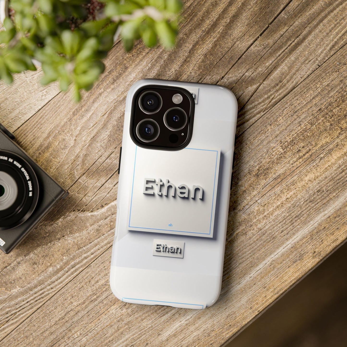 ethan blue 3d wrap phone case for men and women shock absorption durable silicone protective cover with vivid anime and comic design