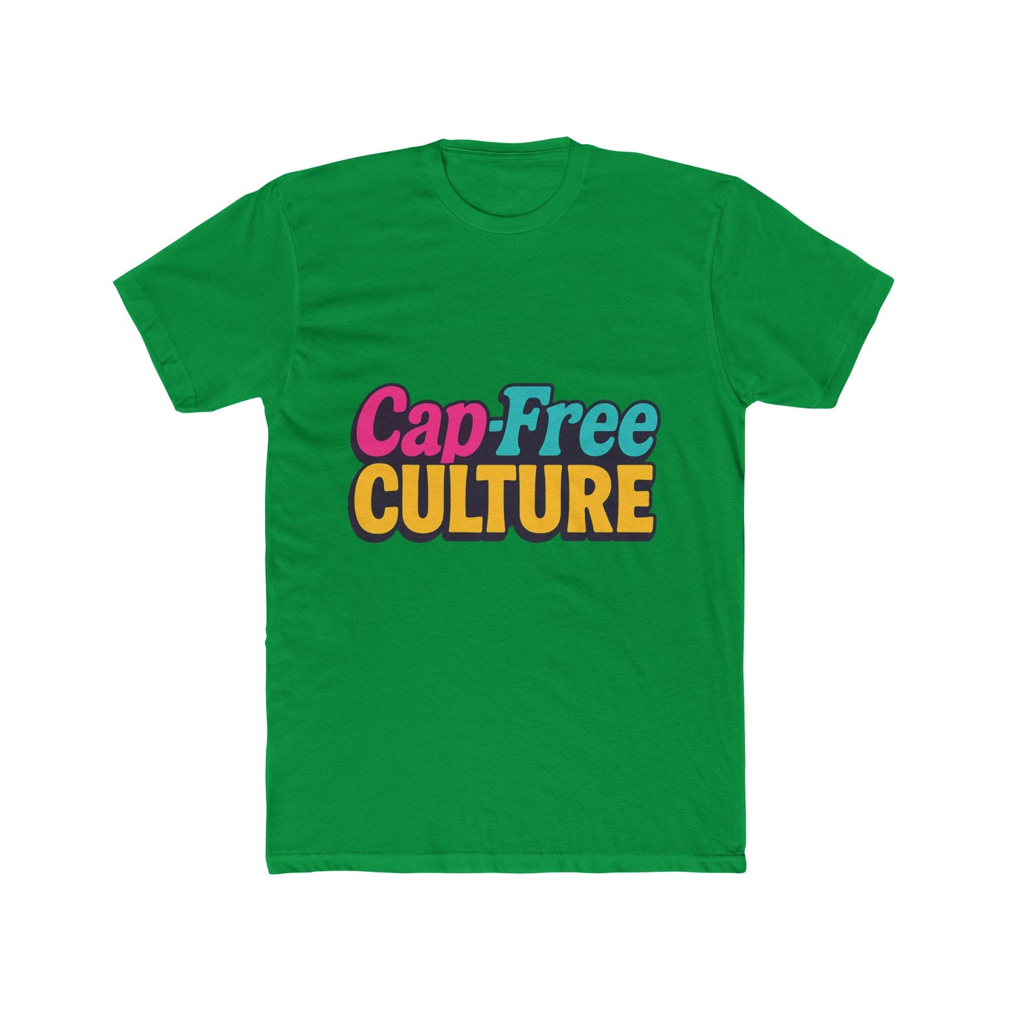 cap-free culture multicolor unisex t-shirt – vibrant alphabet graphic tee for casual wear, comfortable all-day fit