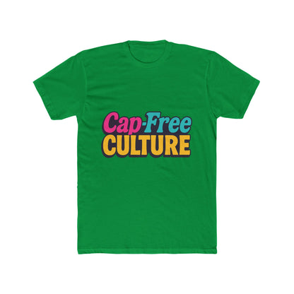 Cap-Free Culture Multicolor Unisex T-Shirt – Vibrant Alphabet Graphic Tee for Casual Wear, Comfortable All-Day Fit