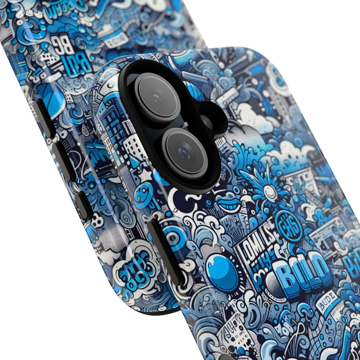 cartoon 3d wrap protective phone case in vibrant blue for stylish protection and self-expression compatible with iphone 13, 14, 15 & 16 – all models including pro, pro max & plus