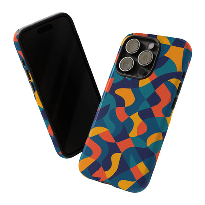 Vibrant Multicolour Abstract Phone Case for Stylish Protection Compatible with iPhone 13, 14, 15 & 16 – All Models Including Pro, Pro Max & Plus
