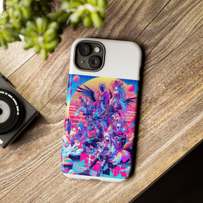 Zero Npc Energy Vibrant 3D Protective Phone Case for Anime Lovers