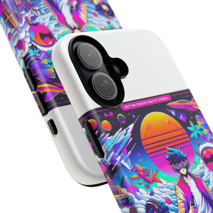Skibidiverse Traveller Protective Phone Case with 3D Wrap Design, Durable UV Protection, Shock Absorption for Anime and Comic Culture Fans