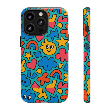 Vibrant Cartoon 3D Wrap Protective Phone Case with Fun Playful Design for Smartphone Lovers Compatible with iPhone 13, 14, 15 & 16 – All Models Including Pro, Pro Max & Plus