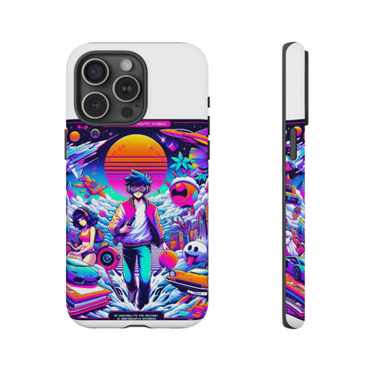 Skibidiverse Traveller Protective Phone Case with 3D Wrap Design, Durable UV Protection, Shock Absorption for Anime and Comic Culture Fans