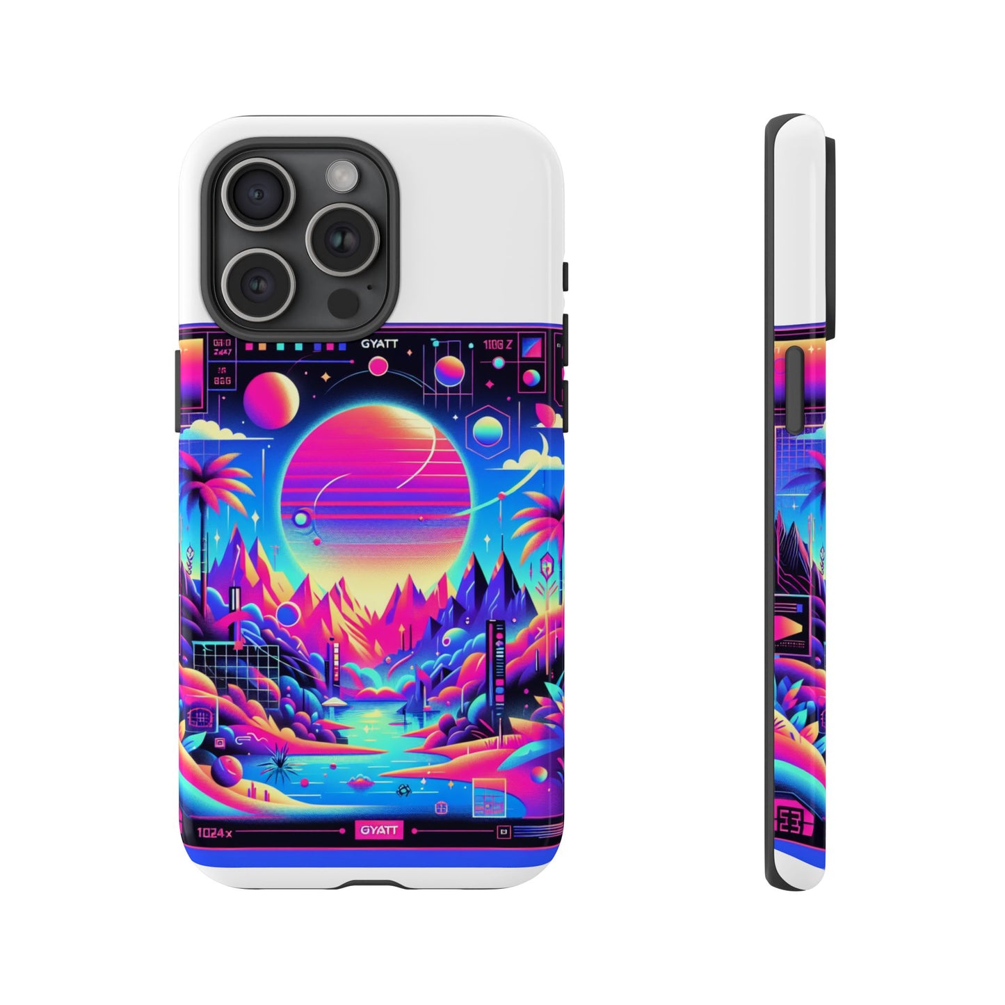 gyatt alert 3d wrap protective phone case for anime lovers