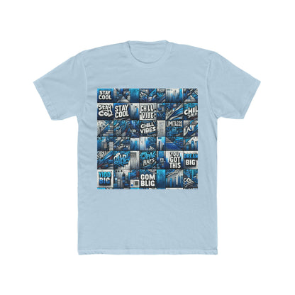 Aesthetic Blue Unisex T-Shirt – Stylish Premium Cotton Tee for Men & Women, Comfortable Everyday Wear