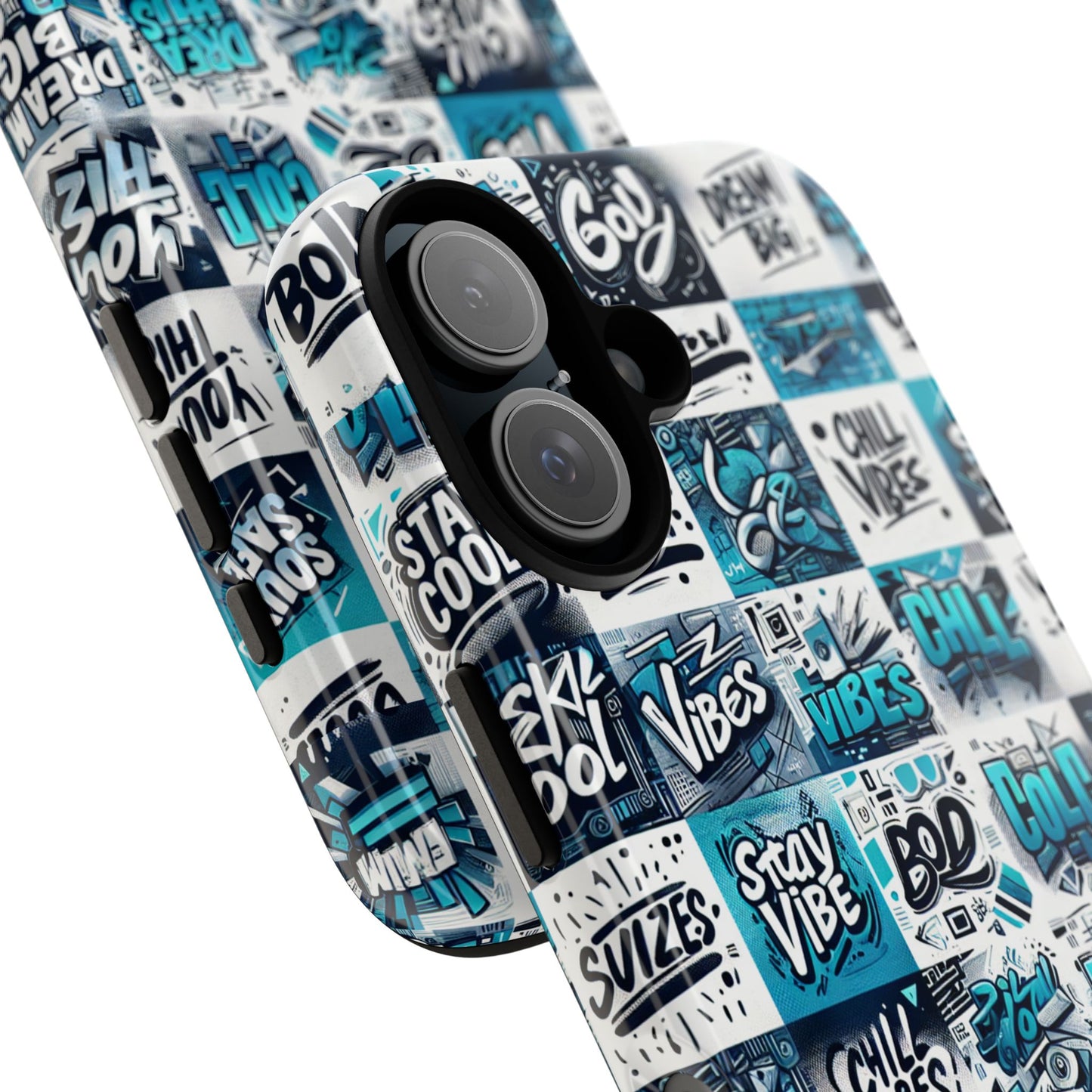 blue pattern image 6 vibrant 3d phone case with shock absorption for men women and kids stylish protective cover with anime and comic inspired design