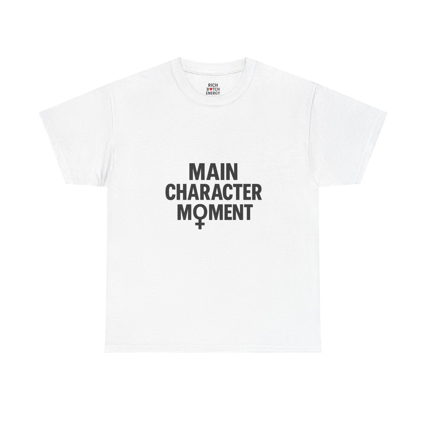 main character moment unisex heavy cotton tee – empowering statement t-shirt for confident style in casual wear