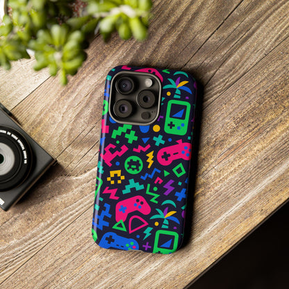 Vibrant 3D Gaming Design Protective Phone Case for Creative Expression and Stylish Protection, Compatible with iPhone 13, 14, 15 & 16 – all models including Pro, Pro Max & Plus
