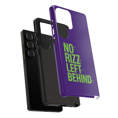 Tough Phone Case - No Rizz Left Behind - Durable, Stylish Protection for Active Lifestyles - Impact-Resistant, Dual Layer, Shock-Absorbing TPU - Perfect Gift for Tech Lovers