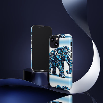 Blue Animal Create 4 3D Wrap Protective Phone Case for Smartphones with Vibrant Anime and Comic Inspired Design Durable Shock Absorption and UV Protection